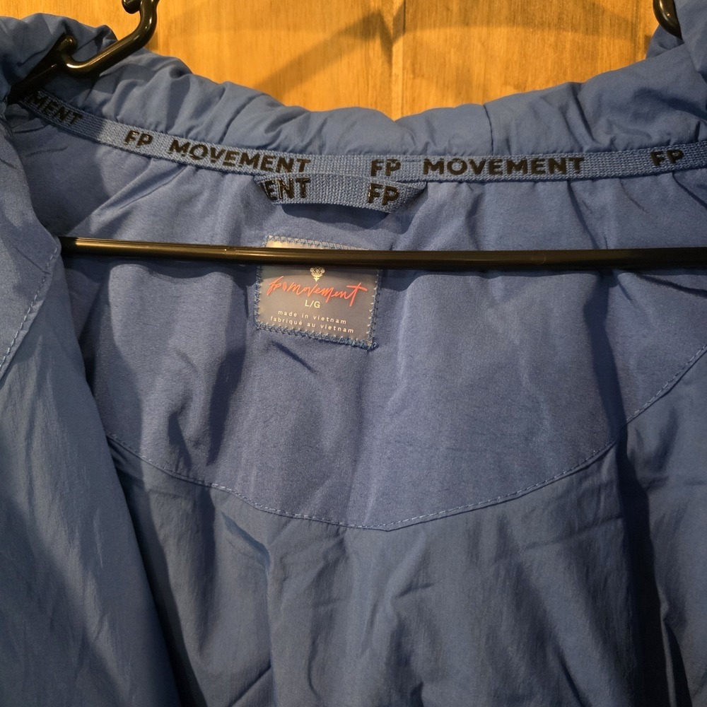 Free‎ People Movement Powder Vixen Jacket Blue Size Large NWT - Picture 6 of 7